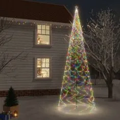 shumee színes fényű karácsonyfa tüskével 3000 LED-del 300 cm