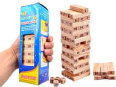 Foxter 0263 Family Game Wooden Tower - Jenga