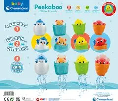 Clementoni BABY Peekaboo vízi barátok: a hányó pingvin