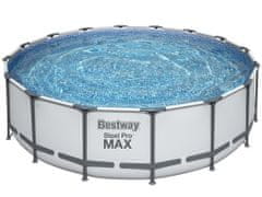 Bestway 5612Z Kerti medence Steel Pro MAX 4,88mx1,22m medencekészlet patronos szűrővel