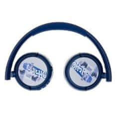 BuddyPhones POP Szórakoztató gyerek bluetooth fejhallgató mikrofonnal, kék