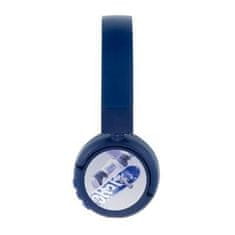 BuddyPhones POP Szórakoztató gyerek bluetooth fejhallgató mikrofonnal, kék