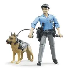 BRUDER BWORLD Rendőr kutyával