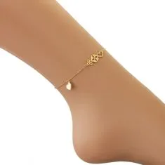 Xuping Jewelry BST1292 sebészeti acél aranyozott lábkarkötő