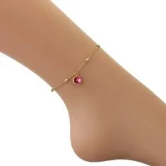 Xuping Jewelry BST1296 sebészeti acél aranyozott lábkarkötő