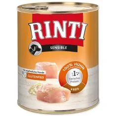 RINTI Sensible csirke + rizs konzerv - 800 g