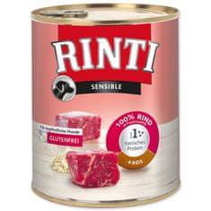 RINTI Sensible marhahús + rizs konzerv - 800 g