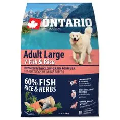 Ontario Dog Adult Adult Large Fish & Rice - 2.25 kg
