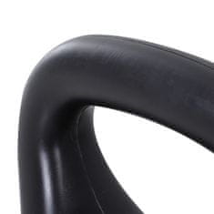HOMCOM Kettlebell, 8 kg, PVC/homok, ergonomikus fogantyú, fekete