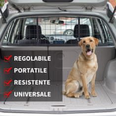 PAWHUT Autós elválasztó kutyáknak Universal, 91-145 cm, fekete