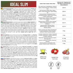 IDEAL SLIM Cseppek zsírégetéshez, fogyáshoz és méregtelenítéshez. 20 ml