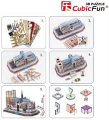 CubicFun Megvilágított 3D puzzle Notre Dame 149 darab
