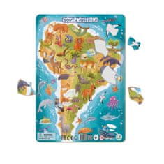 DoDo Frame Puzzle Dél-Amerika állatai 53 darab