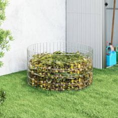 shumee horganyzott acél kerti komposztáló Ø100 x 50 cm