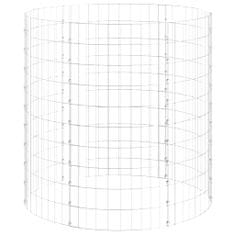 shumee kör alakú horganyzott acél gabion magaságyás Ø100 x 100 cm