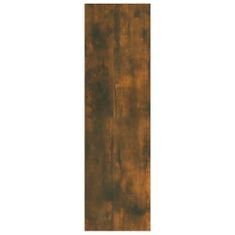 Greatstore füstös tölgy színű szerelt fa fali polc 75 x 16 x 55 cm