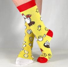 VivoVita Funny Socks – Vicces zokni készlet vicces mintákkal (4 pár), 35-38