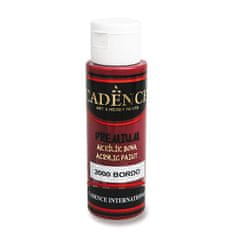 Cadence Akril festékek Premium 70 ml, bordó