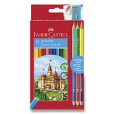 Faber-Castell zsírkréták 12 szín + 6 szín