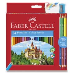 Faber-Castell zsírkréta 24 szín + 6 szín