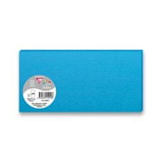 Clairefontaine 106 x 213 mm-es színes levélkártya DL borítékokhoz, 25 db, kék, DL
