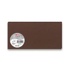Clairefontaine 106 x 213 mm-es színes levélkártya DL borítékokhoz, 25 db, barna, DL
