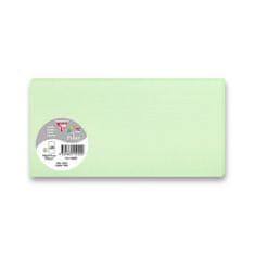 Clairefontaine 106 x 213 mm-es színes levélkártya DL borítékokhoz, 25 db, világoszöld, DL