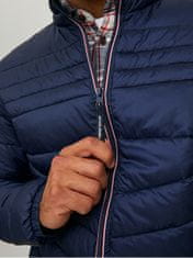 Jack&Jones Férfi kabát JJEHERO 12211788 Navy Blazer CONTRAST ZIP (Méret S)