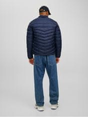 Jack&Jones Férfi kabát JJEHERO 12211788 Navy Blazer CONTRAST ZIP (Méret XXL)