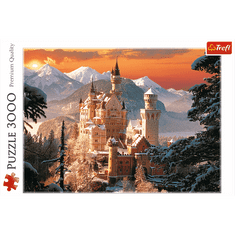 Trefl Puzzle Neuschwanstein télen / 3000 darab