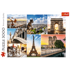 Trefl Puzzle Párizs varázsa / 3000 darab