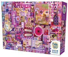 Cobble Hill Puzzle A szivárvány színei: Lila 1000 darab