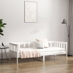 Greatstore fehér tömör fenyőfa kanapéágy 90 x 190 cm