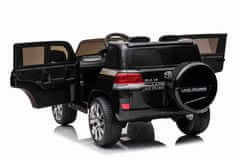 Beneo Toyota Landcruiser 12V elektromos játékautó, műbőr ülés, 2,4 GHz-es távirányító, USB/AUX