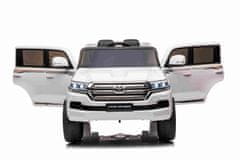 Beneo Toyota Landcruiser 12V elektromos játékautó, műbőr ülés, 2,4 GHz-es távirányító, USB/AUX
