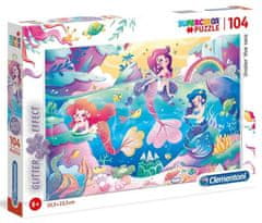 Clementoni Glitter Puzzle A tenger alatt 104 darabos puzzle