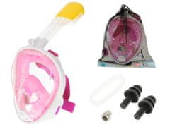 Aga Full Face Snorkeling Mask S/M Pink