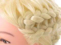 Aga Fodrászfej - képzés - természetes szőke haj