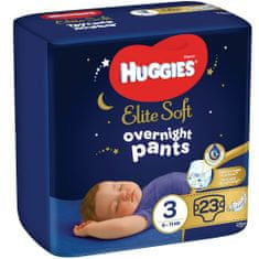 Huggies HUGGIES Elite Soft Pants OVN eldobható pelenkázó nadrág 3 (6-11 kg) 23 db