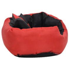 Greatstore piros-fekete kifordítható és mosható kutyapárna 65 x 50 x 20 cm