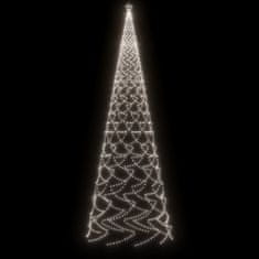 shumee hideg fehér fényű karácsonyfa tüskével 3000 LED-del 800 cm