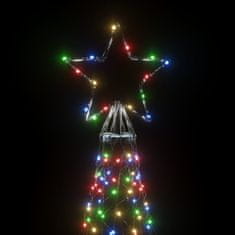 shumee színes fényű karácsonyfa tüskével 3000 LED-del 300 cm