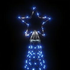 Greatstore kék fényű karácsonyfa tüskével 3000 LED-del 800 cm