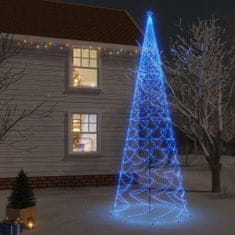 Greatstore kék fényű karácsonyfa tüskével 3000 LED-del 800 cm