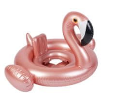 Aga Felfújható gyűrű üléssel gyerekeknek Flamingó