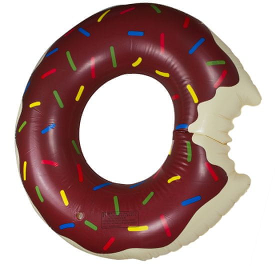 Aga Felfújható úszógumi Donut 110 cm barna