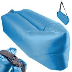 Aga Felfújható ágy Lazy BAG KANAPÉK kék 230x70cm