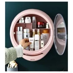 eCa SZ10 Függesztett rendszerező kozmetikumokhoz rózsaszín