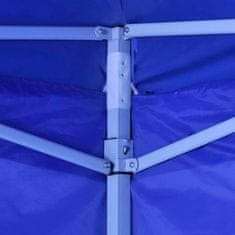 shumee kék összecsukható pavilon 4 fallal 3 x 3 m