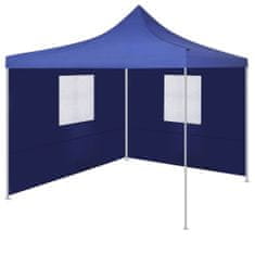 shumee kék színű összecsukható sátor 2 fallal 3 x 3 méter